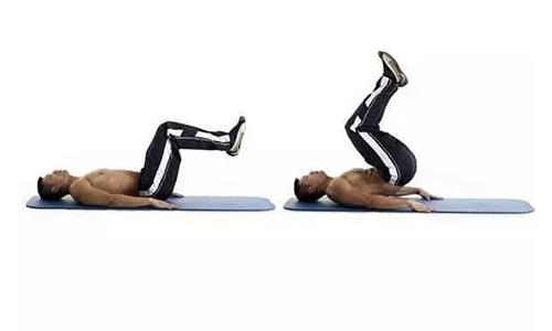 反向卷腹上腹部发力吗