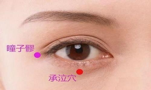 承泣的准确位置图