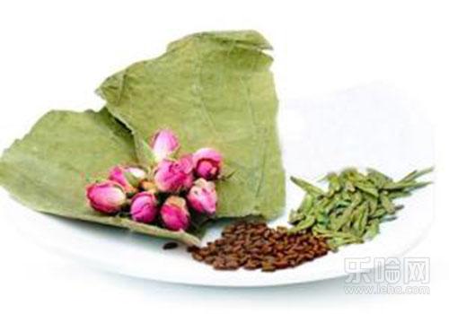 荷叶和玫瑰花泡水有什么作用,玫瑰花和荷叶泡