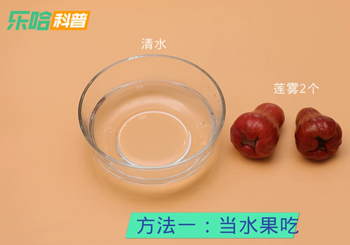 莲雾怎么吃 莲雾怎么吃图解