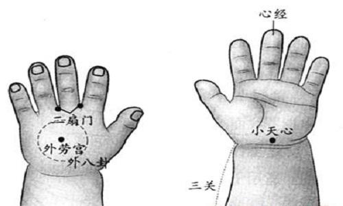 重舌常用推拿手法