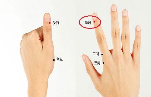 针刺商阳有什么作用商阳放血位置图