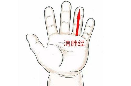 清肺经正确手法图 清肺经的作用（组图）