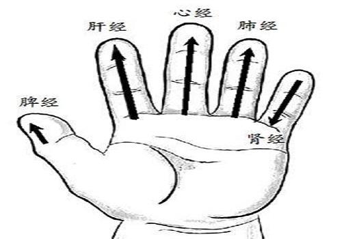 小儿心经位置图小儿推拿心经的作用
