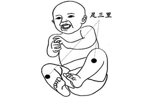 小儿足三里的准确位置图和作用 小儿推拿足三里怎么按
