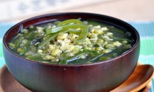 绿豆海带汤的功效与作用